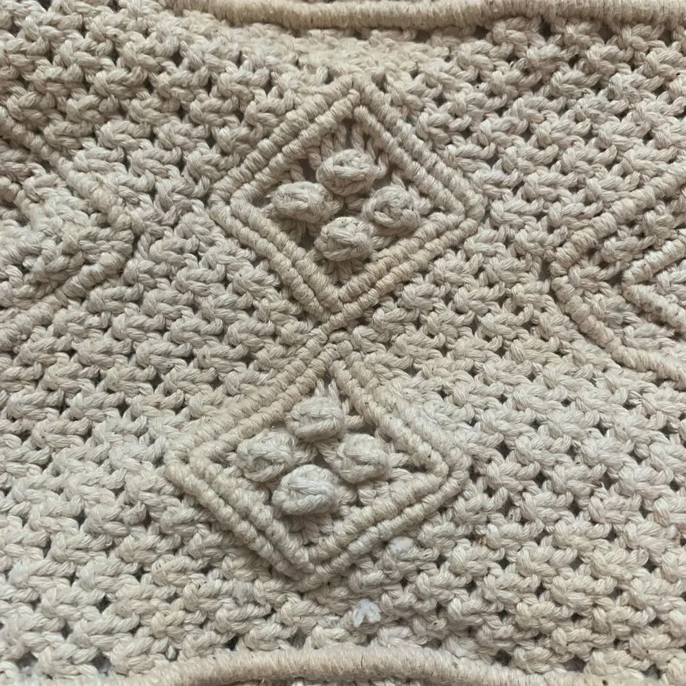 Macrame boho wristlet